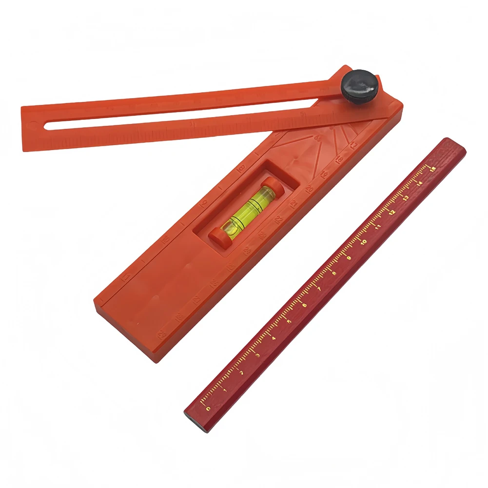 Multi-angle Foldable Marking Ruler Gauge Woodworker Horizontal Positioning Ruler Depth Marking Ruler Measuring Tools
