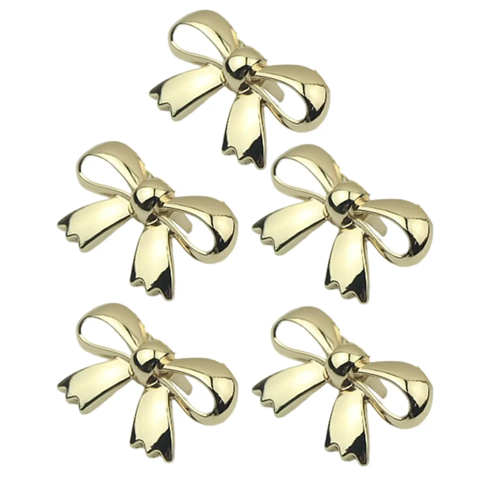 

6X Metal Bee Shape Clasp Turn Lock Twist Lock for DIY Handbag Bag Purse Hardware Luggage Accessories, Gold Tone