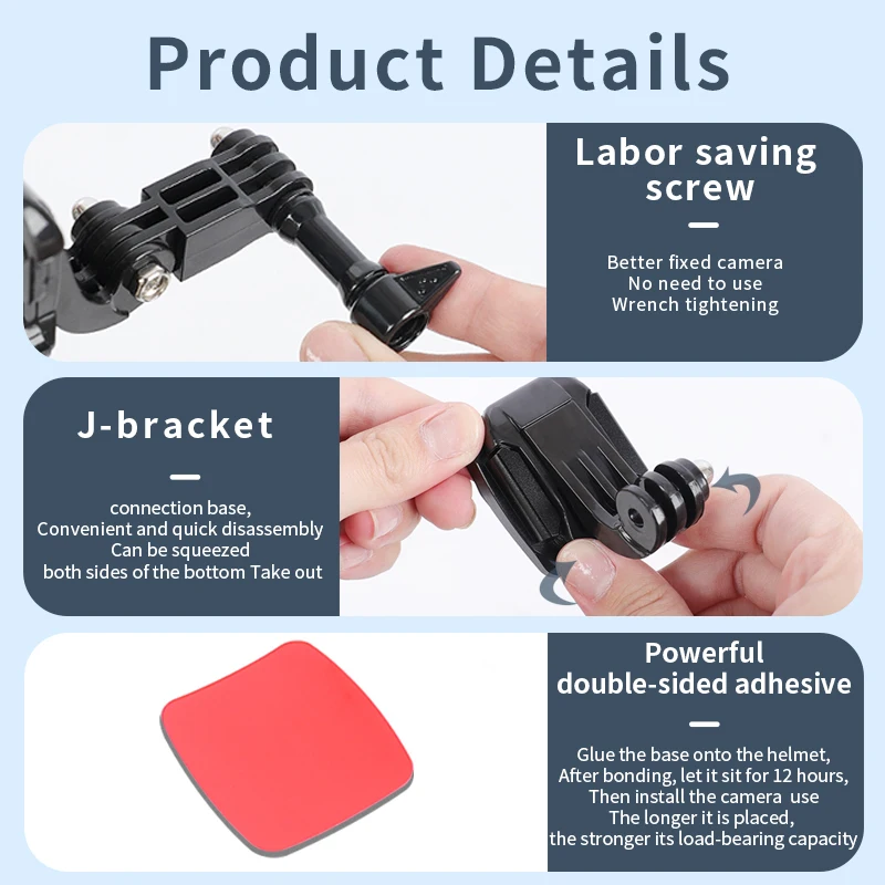 خوذة دراجة نارية من الألومنيوم على شكل ذقن لملحقات GoPro لـ LS2 FF 396/800/801/802/805/90 Cascos Para Moto