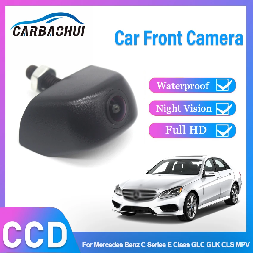 

High Quality CCD Night Vision Car Front View Parking Logo Camera For Mercedes Benz C Series E Class GLC GLK CLS MPV Wide Angle