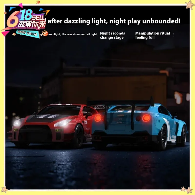 Electric Remote Control Drift Racing Car 1/20 Scale 4-Wheel Drive High-Speed Outdoor Model Toy
