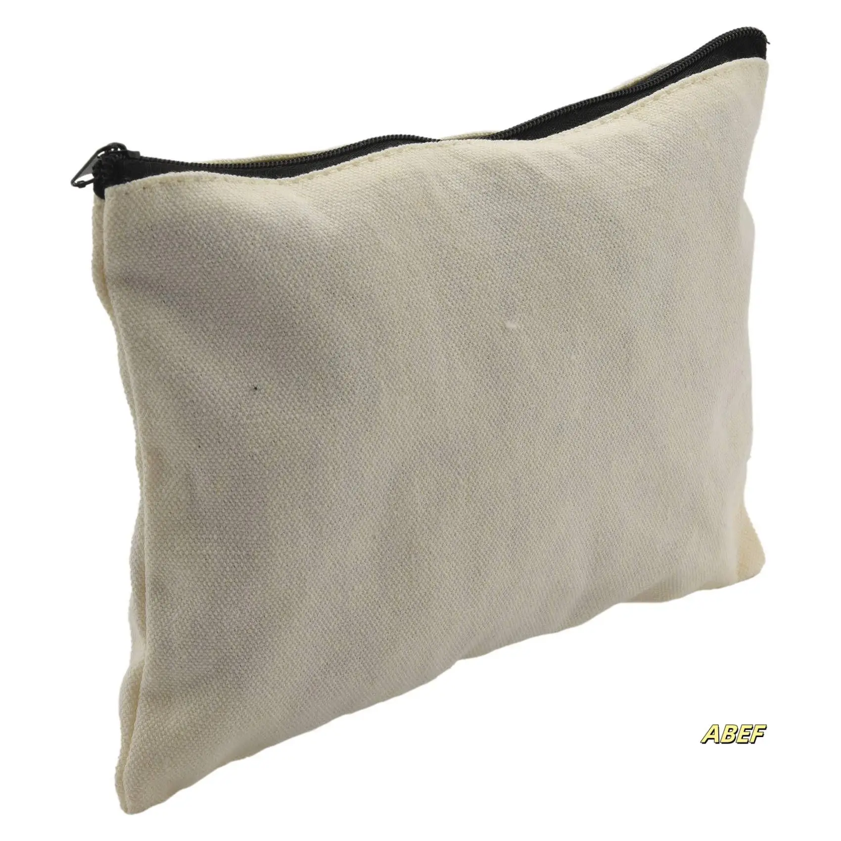 

24 Pack Canvas Zipper Bags, Blank DIY Craft Pouches For Travel Cosmetic Makeup Bags, Pencil Case, Party Gift Bags