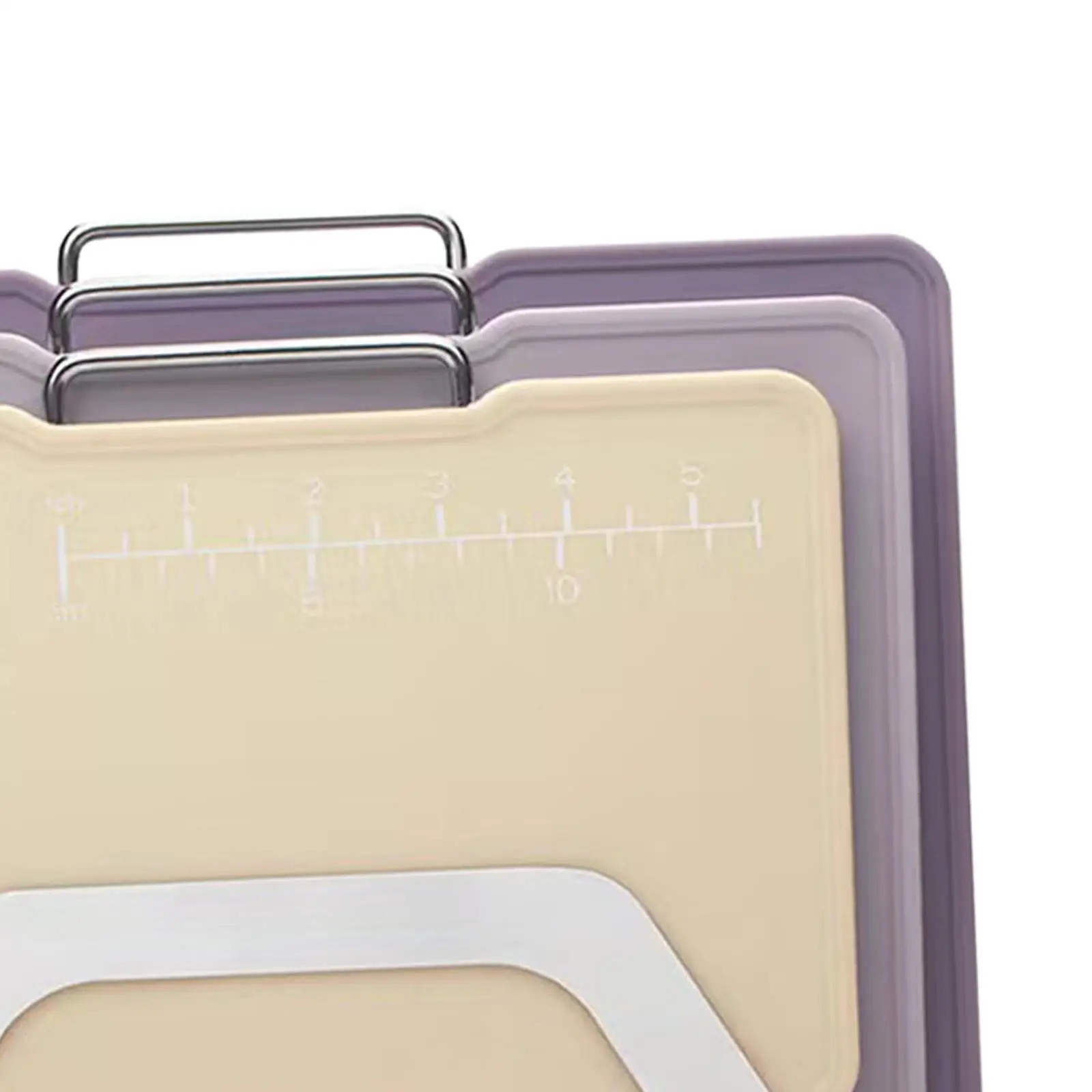 Cutting Board 3 Pack Non Skid Kitchen Chopping Boards with Measurement Markings and Juice Groove for Baking and Cooking