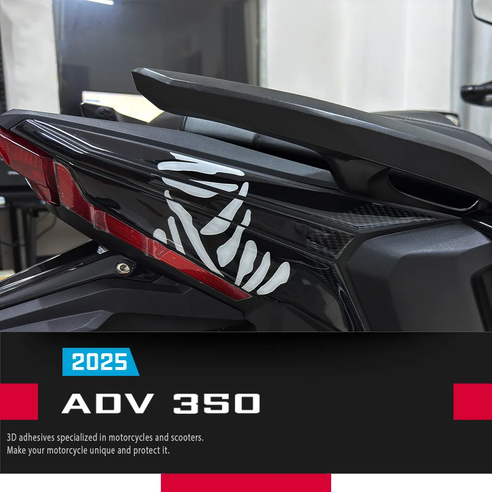 

3D Sticker ADv350 2025 Tail Corner Decal Motorcycle Accessories ADV 350 Rear Light Resin Protection