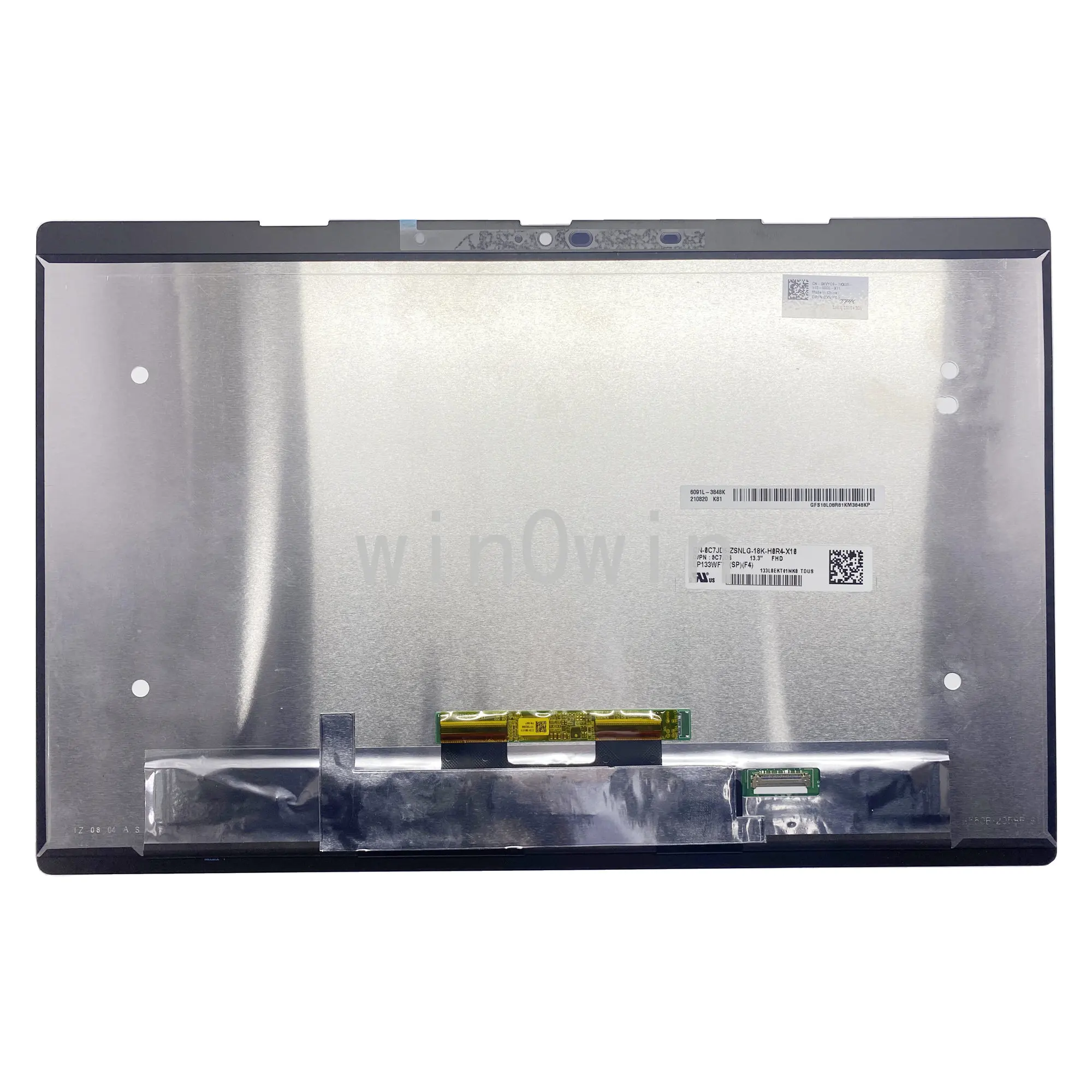 LP133WF7 SPF4 For DELL P139G Latitude 5320 2-In-1 FHD 13.3 inch Laptop LCD Touch Screen Digitizer Assembly