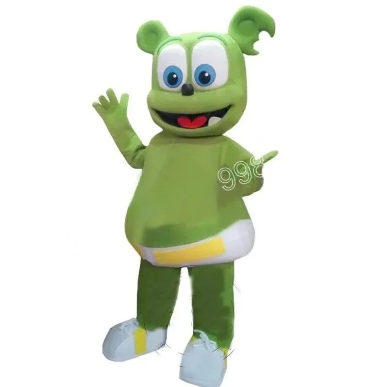 Alta qualidade novo adulto urso goma trajes da mascote simulação dos desenhos animados anime tema personagem adultos tamanho ternos de natal