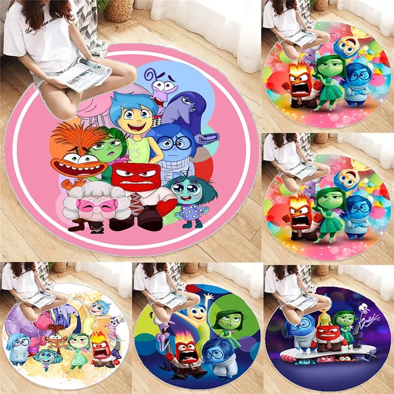 MINISO DISNEY Painel Redondo Round Carpet Festa Tecido Sublimado Living Room Rugs Camping Picnic Mats Yoga Gifts Rug Children