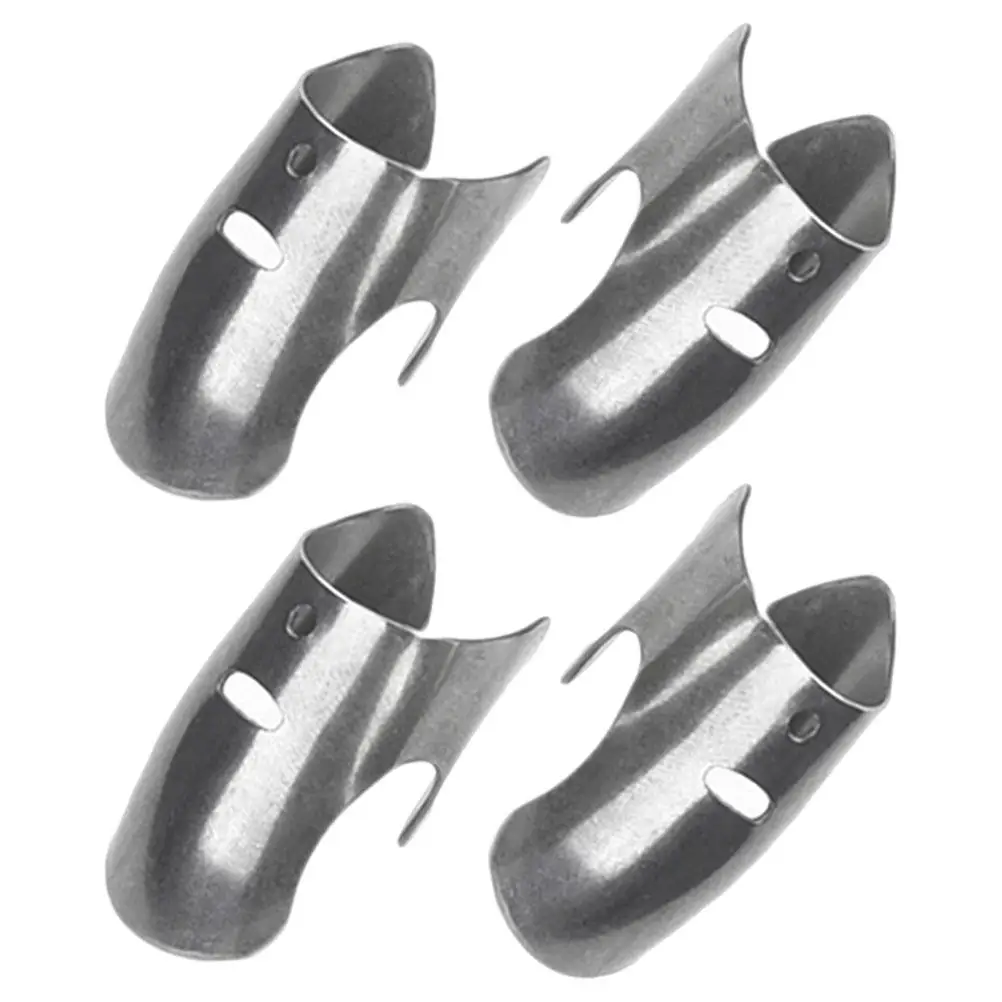 4Pcs Finger Guards Stainless Steel Cutting Protection Kitchen Hand Protector Vegetable Cutter Food Safety Accessories