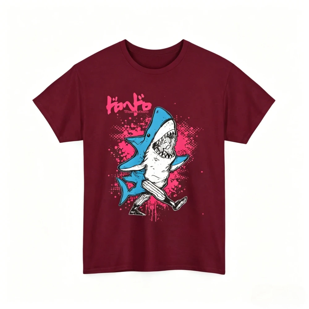 Ebisu Dorohedoro Shirt Caiman Manga En Anime Tee Vintage Art Graffiti Style Pink Blue Splash Paint Tshirt Fashion Men Women Tops