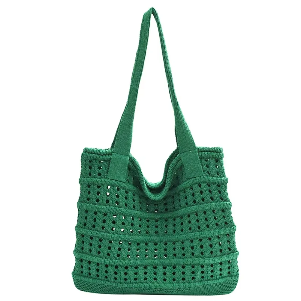 

Летняя женская сумка-шоппер из соломы, плетеная, в стиле casual, большая вместимость, вязаная, с перфорацией, мягкая сумка-тоут для девушек