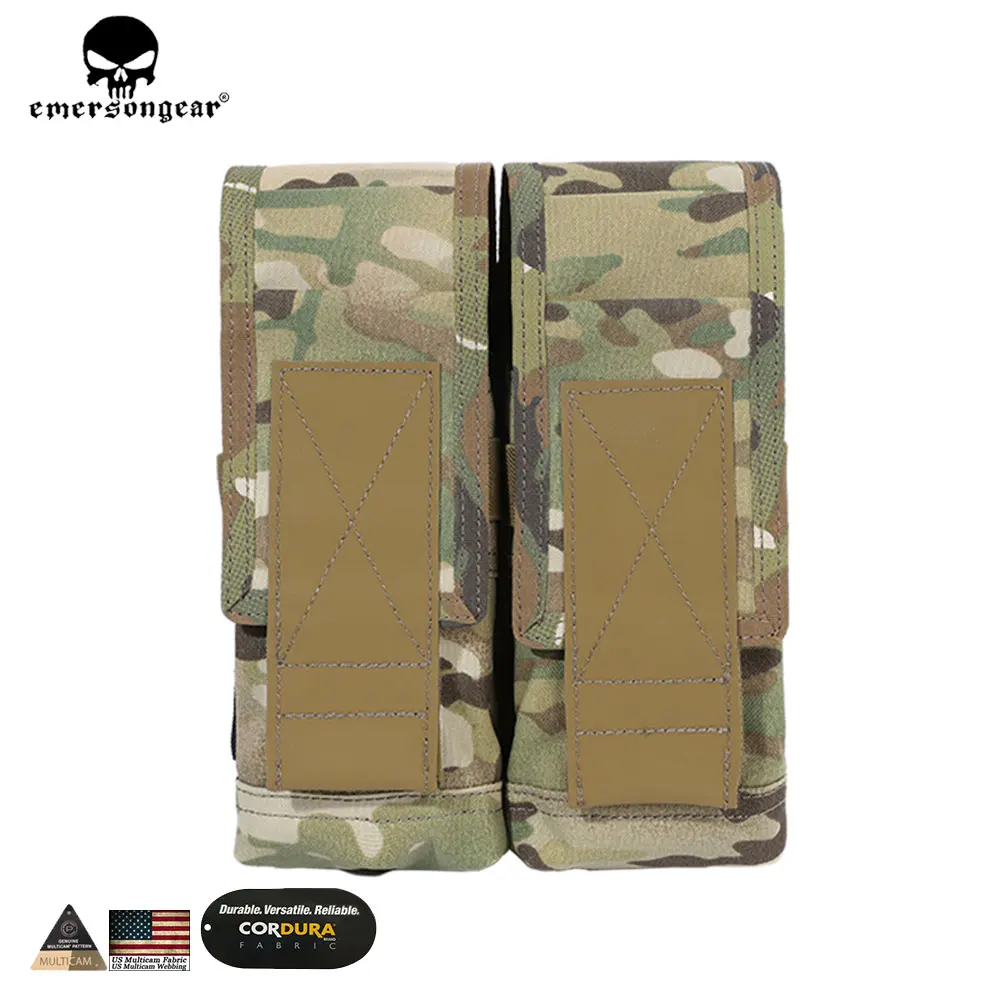 

Emersongear Tactical 7.62 Double Magazine Pouch 762 Mag Bag For AK Rifle Panel Outdoor Airsoft Hunting Hiking 500D Nylon EM6411