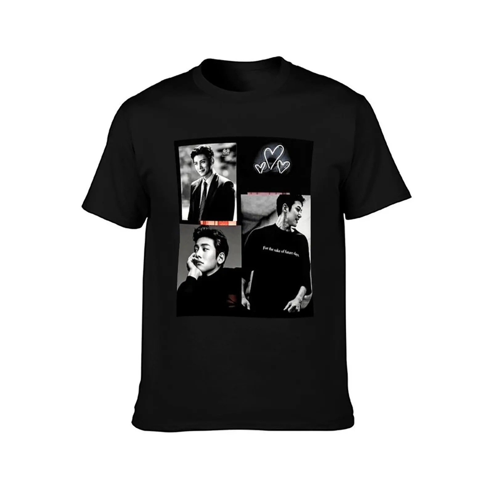 shirt wook t high man heavy cotton man Ji cotton quality Chang t T-Shirt shirt