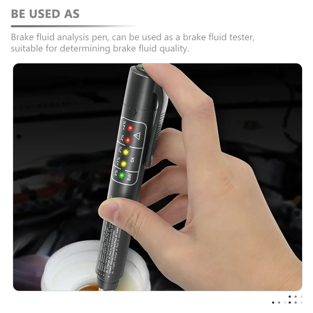 

Brake Fluid Testing Pen Compact High Precision Sensor for Car Motorcycle Bicycle Brake Oil Liquid Quality Test Tool