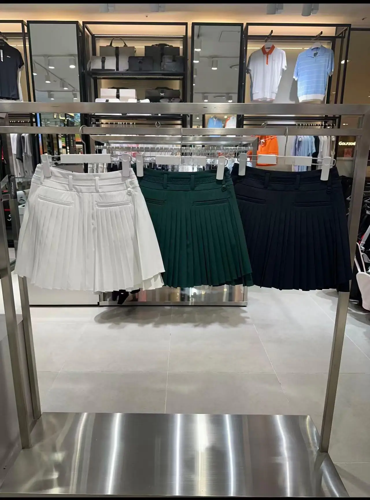 Early Autumn New Women Golf A-line Pleated Skort Quick Dry Breathable Stretch Fabric Ladies Sports Golf Skirt
