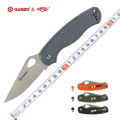 Ganzo G729 Firebird FBKNIFE 440C Blade G10 Handle Folding Knife Knife Outdoor Camping Hunting Pocket Knife EDC Tool