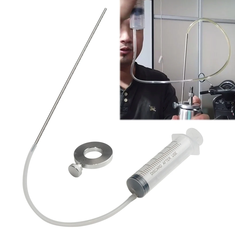 

Fork Oil Level Tool with Adjustable Ring Motorcycle Fork Oil Level Tool 60ml Fork Oil Tool Kit Suspension Level Tuning Syringe