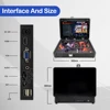 Pandora-ポータブルおよび折りたたみ式アーケードビデオコンソール,14インチ,26800 in 1ケース,720p hdスクリーン,ミニアーケードモコン 4