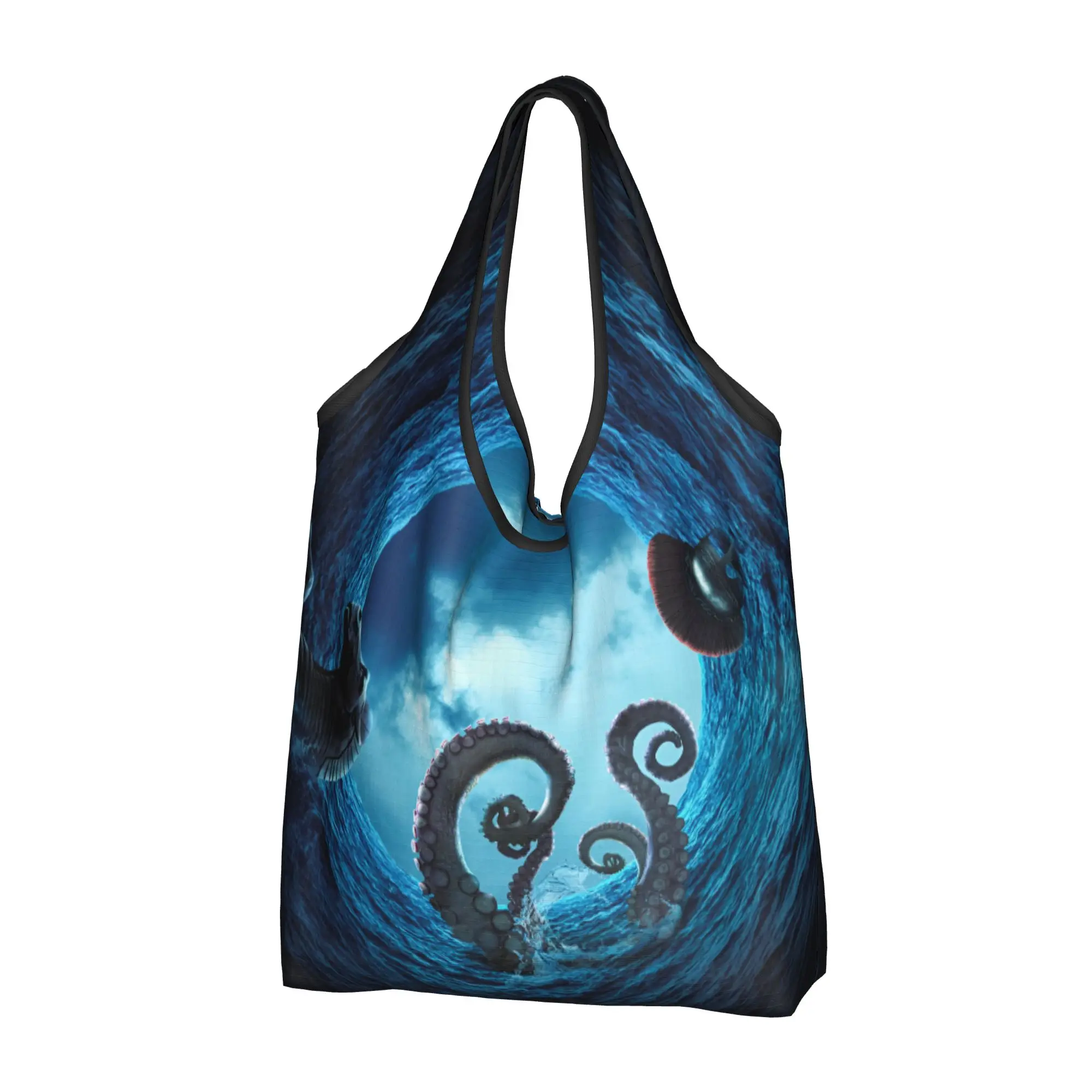 Fashion Printing O-Odysseyes Hot Comic Shopping Tote Bags Portable Shopper Shoulder Cartoon Handbag