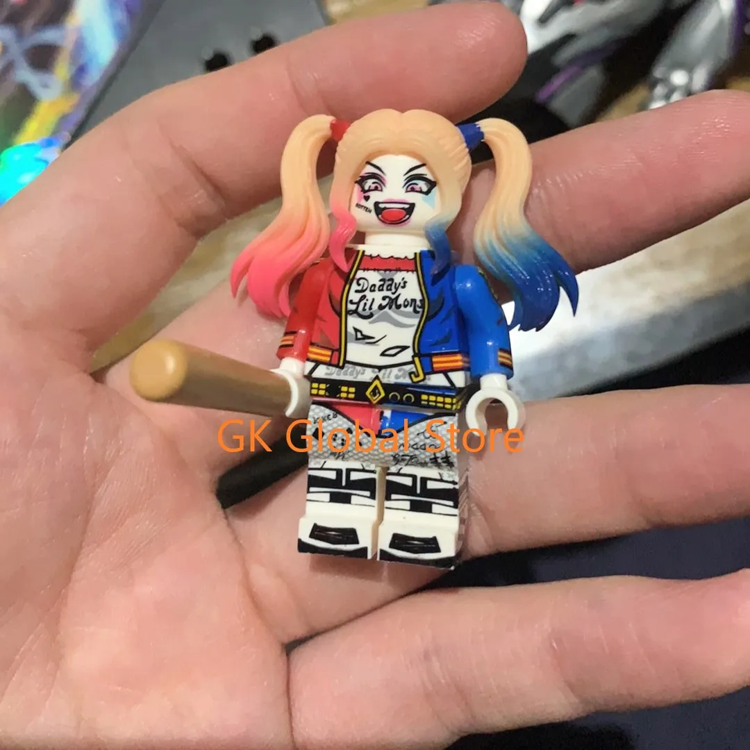 5cm Movie Figure Harley Quinn Perimeter PVC Model Assembling Building Blocks Desktop Decoration Ornaments Puzzle Gifts Toys view 2