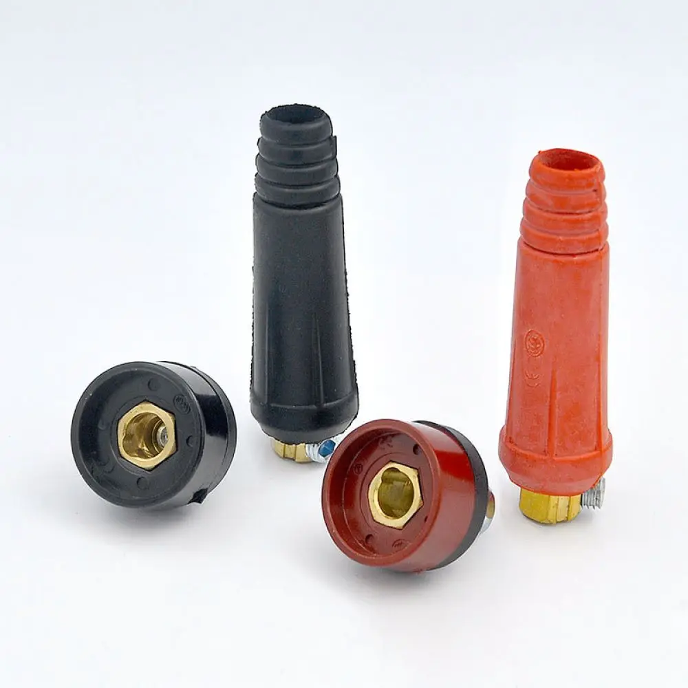 Quick Connector Plug Socket DKJ10 25 European Type For Argon Arc Welding Power Supply Welding Cable Repair Applicator