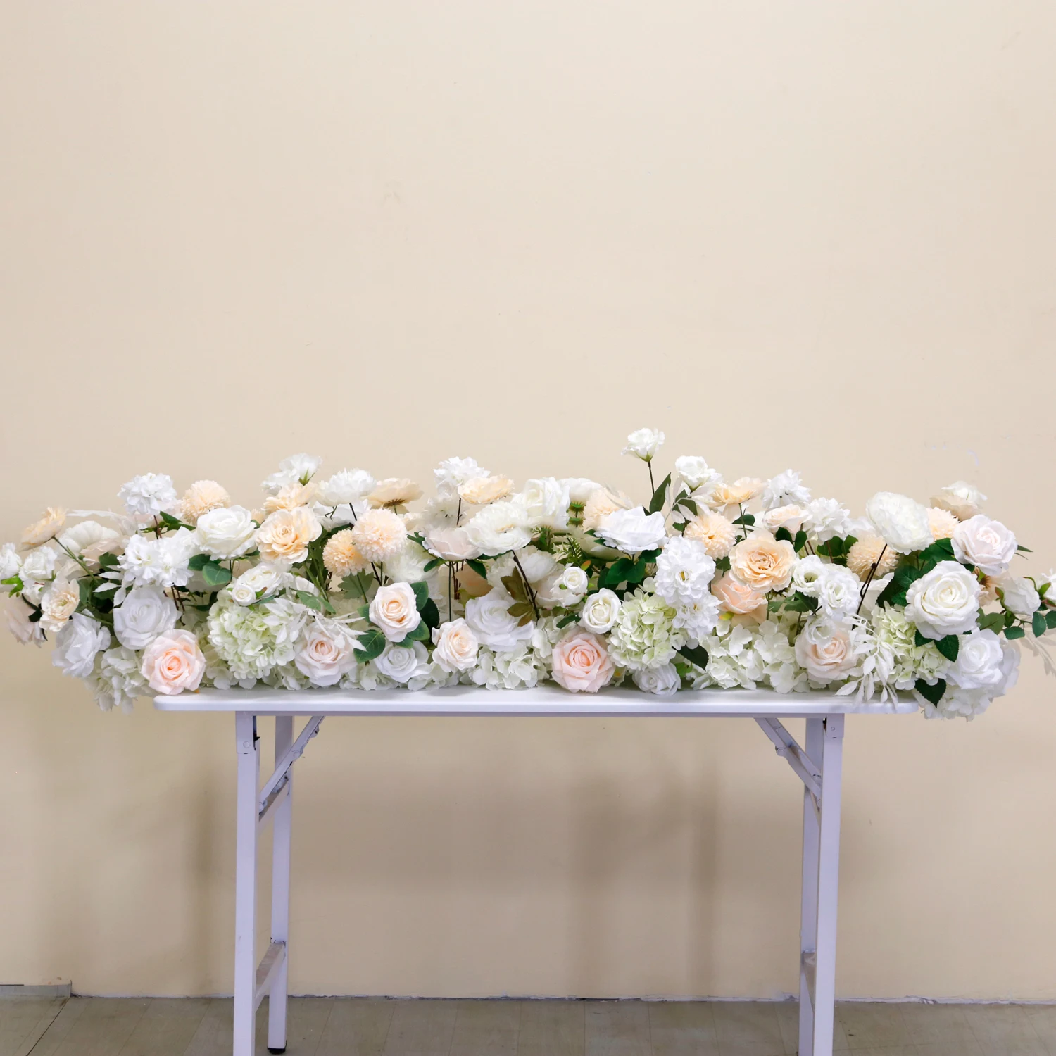 

UFlower Flower Row для свадебного стола, центральная часть, дорожка для пола, фон, декор, событие, цветочная полоска, композиция, реквизит