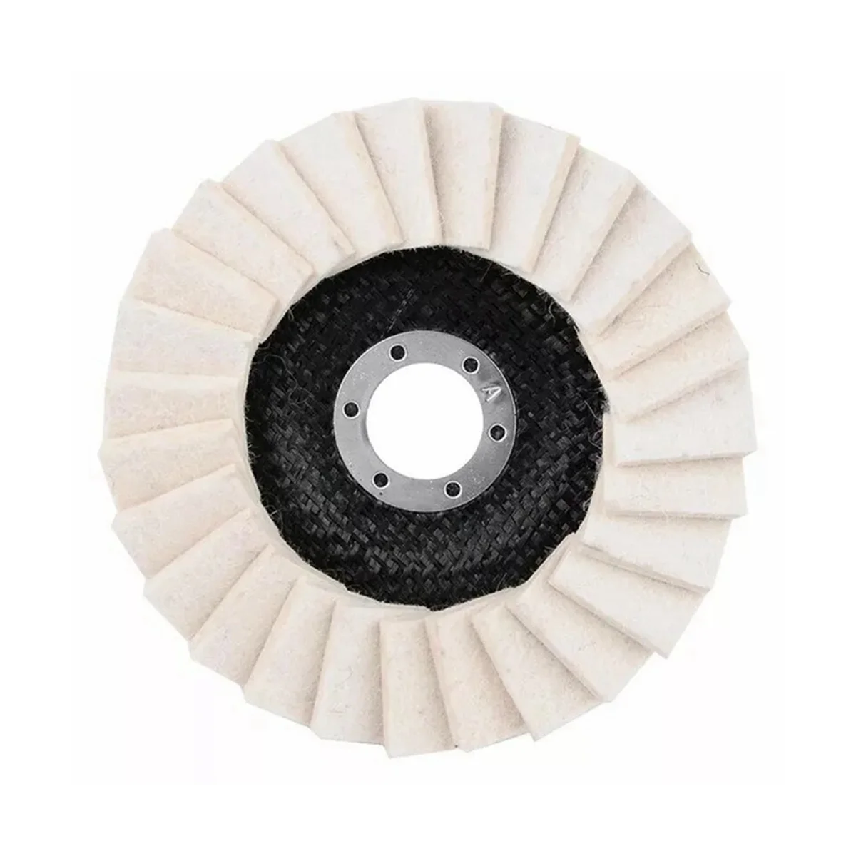 Felt Flip Disc Wool Wheel Louver Blade 5 Inch Wool Polishing Wheel Pad Suitable For Angle Grinder