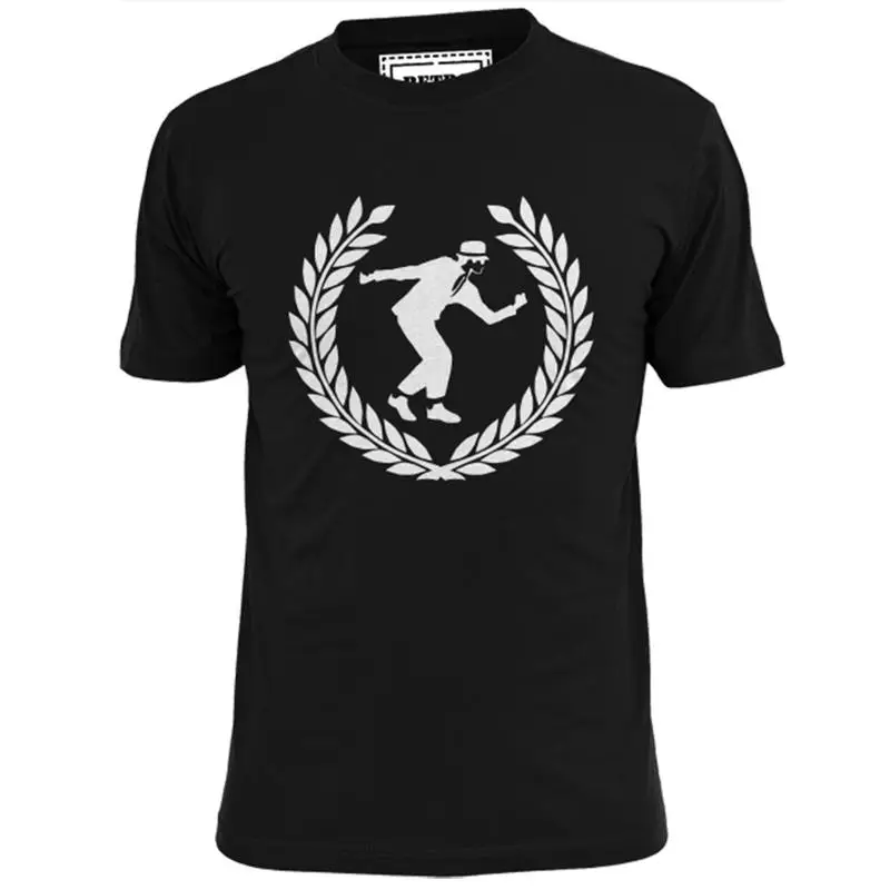 Мужская 2-цветная футболка Ska Rude Boy In Laurel, специальные предложения Madness Suggs Skinhead