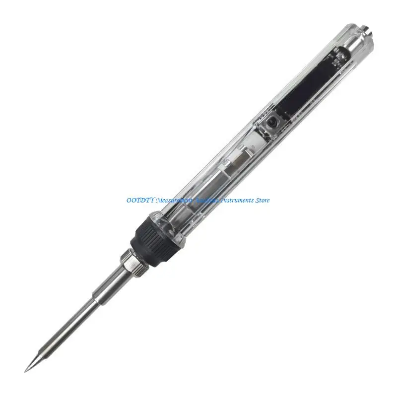 367D Mini Soldering Iron with Digital Display Transparent Plastic for Shell Hand