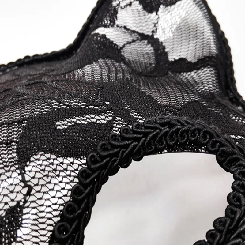 Masque pour les yeux sexy en dentelle pour femme, masque de renard cosplay, demi-visage, fête, anniversaire, mariage, masques de chat animal, Tim ade, Halloween, fille