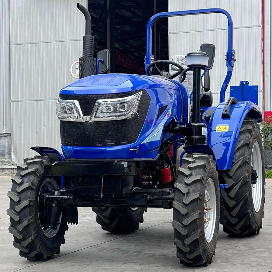 Free Shipping 4WD Farm Tractor Euro 5 CE EPA Diesel Agricultural Tractor Hydraulic Compact Wheel Tractor  Customized