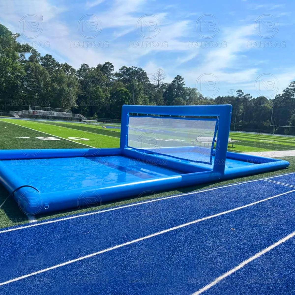 

Inflatable Beach Volleyball Court Pool Water Play Giant Inflatable Water Volleyball Field with Air Pump2025