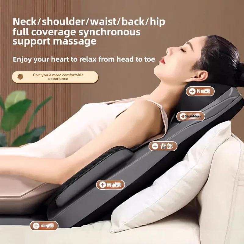 

Массажер Полностью автоматический разминающий массажер для всего тела, плеч, шейного отдела позвоночника, талии, спины, многофункциональная подушка, домашний массажер