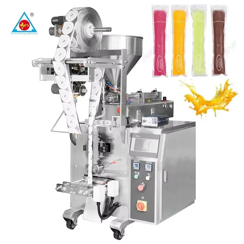 Small Business Vertical Liquid Ice Lolly Coco Water Juice Stick Sachet Filling and Packing Machines Automatic Customized
