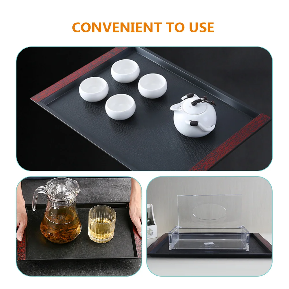 

1pc Japanese Style Tray PP Material Multi-Functional Serving Tray for Kitchen Home Office Decorative Utility Trays Reusable
