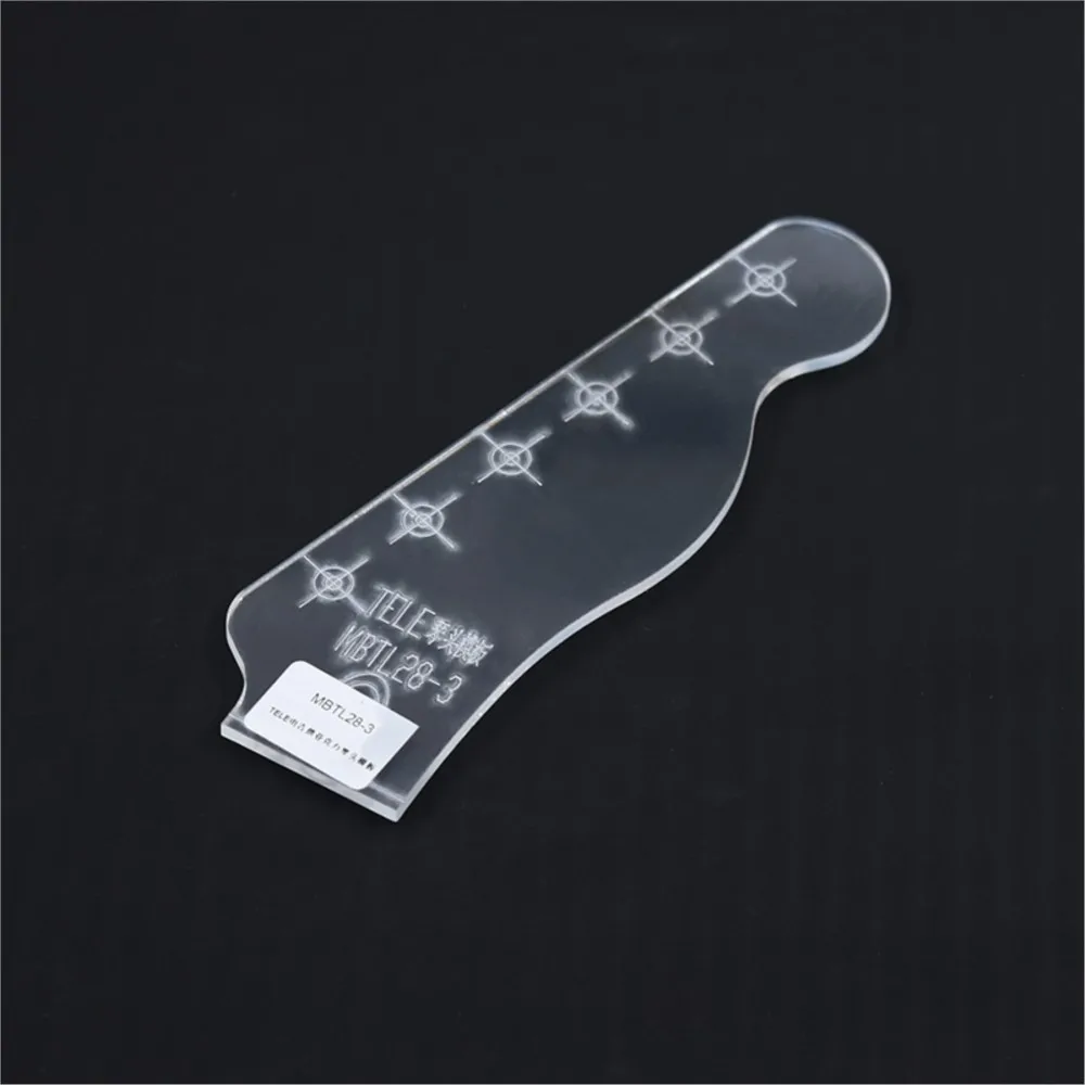 Modèle de tête de guitare guitare électrique guitare acoustique ukulélé modèle acrylique Transparent HUATOOL