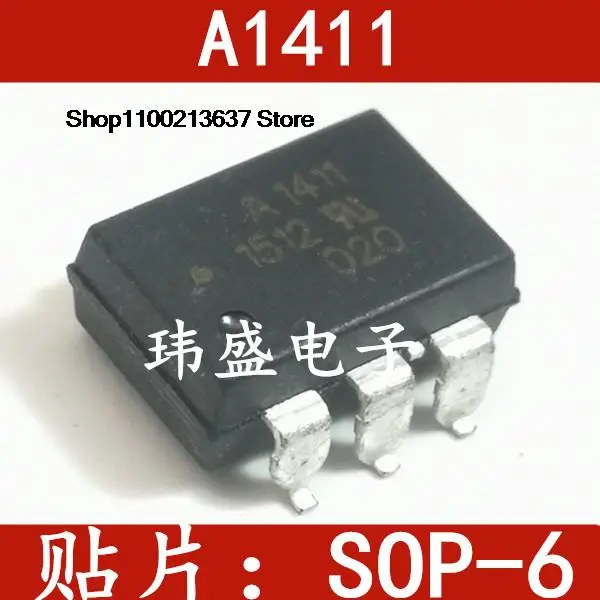 

5 штук Φ A1411 ASSR-1411 SOP6