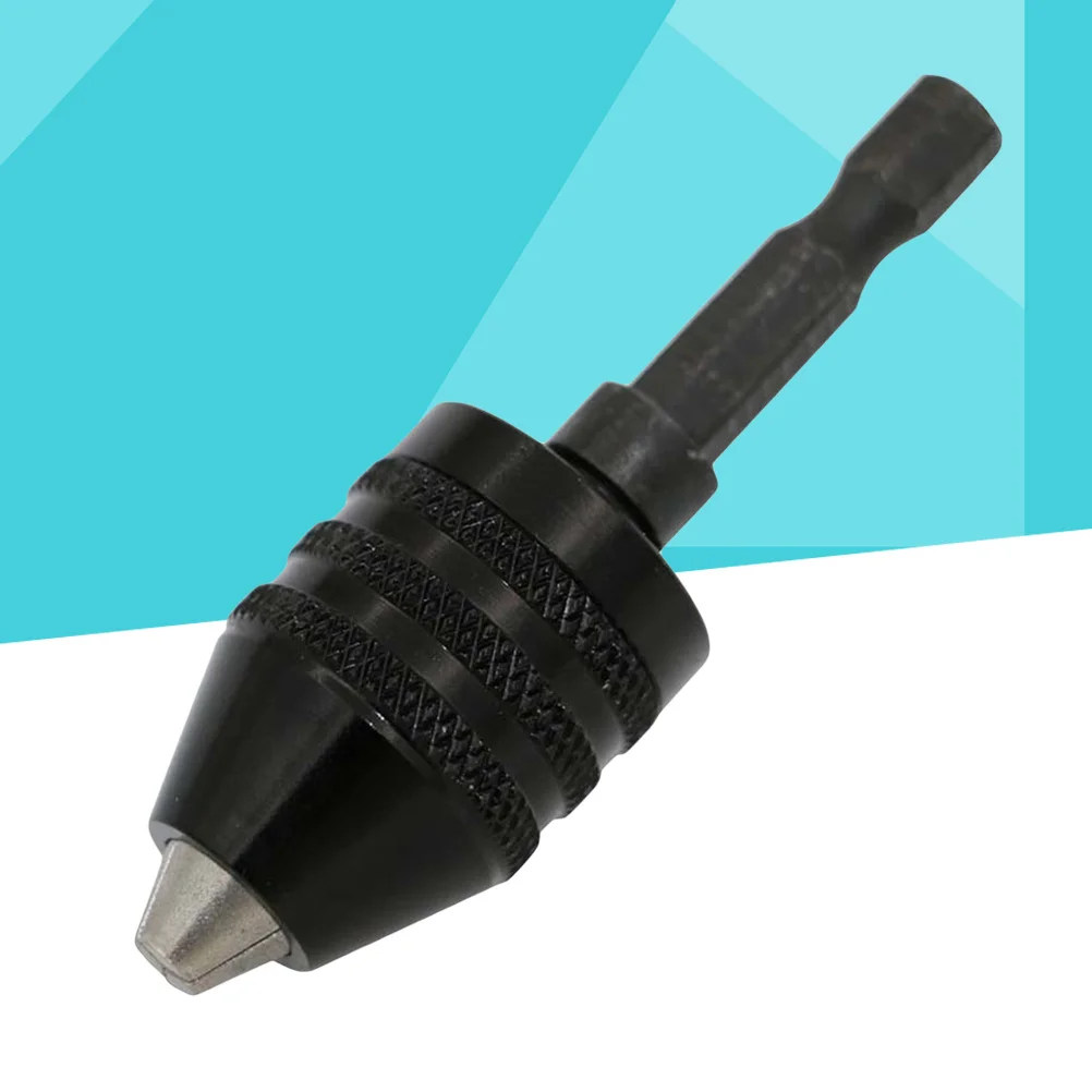 Mini adaptateur de mandrin de perceuse sans clé, convertisseur de maintien autobloquant, Conversion de forets de 0.3 à 8mm pour clé de mandrin de pilote d'impact