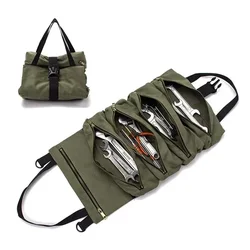 Multi-Purpose Tool Bag High Quality Professional Multi Pocket Hardware Tools Pouch Roll UP Portable Small Tools Organizer Bag