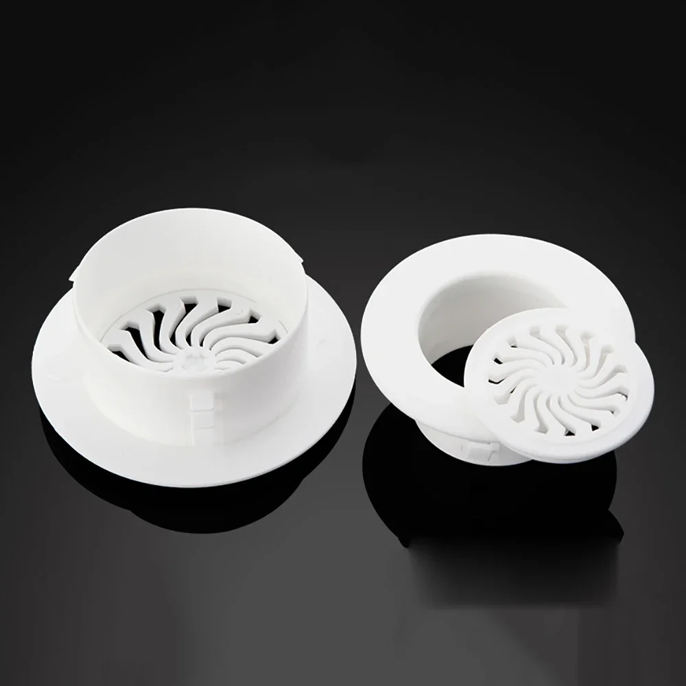 Separable Wall Hole Decorative Cover Junction Box Outlet Cover Protective Vents Decor Cap PP Plastic Plug 40 50 60 70 80 100mm