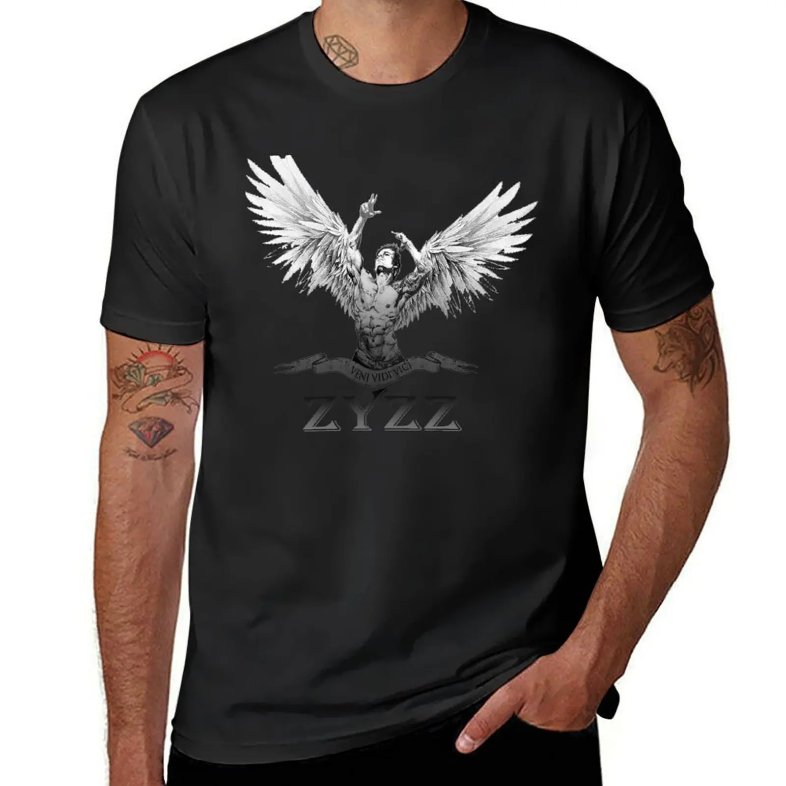 

Zyzz T-Shirt quick drying baggy shirts Anime t-shirt plus size clothes mens cotton t shirts