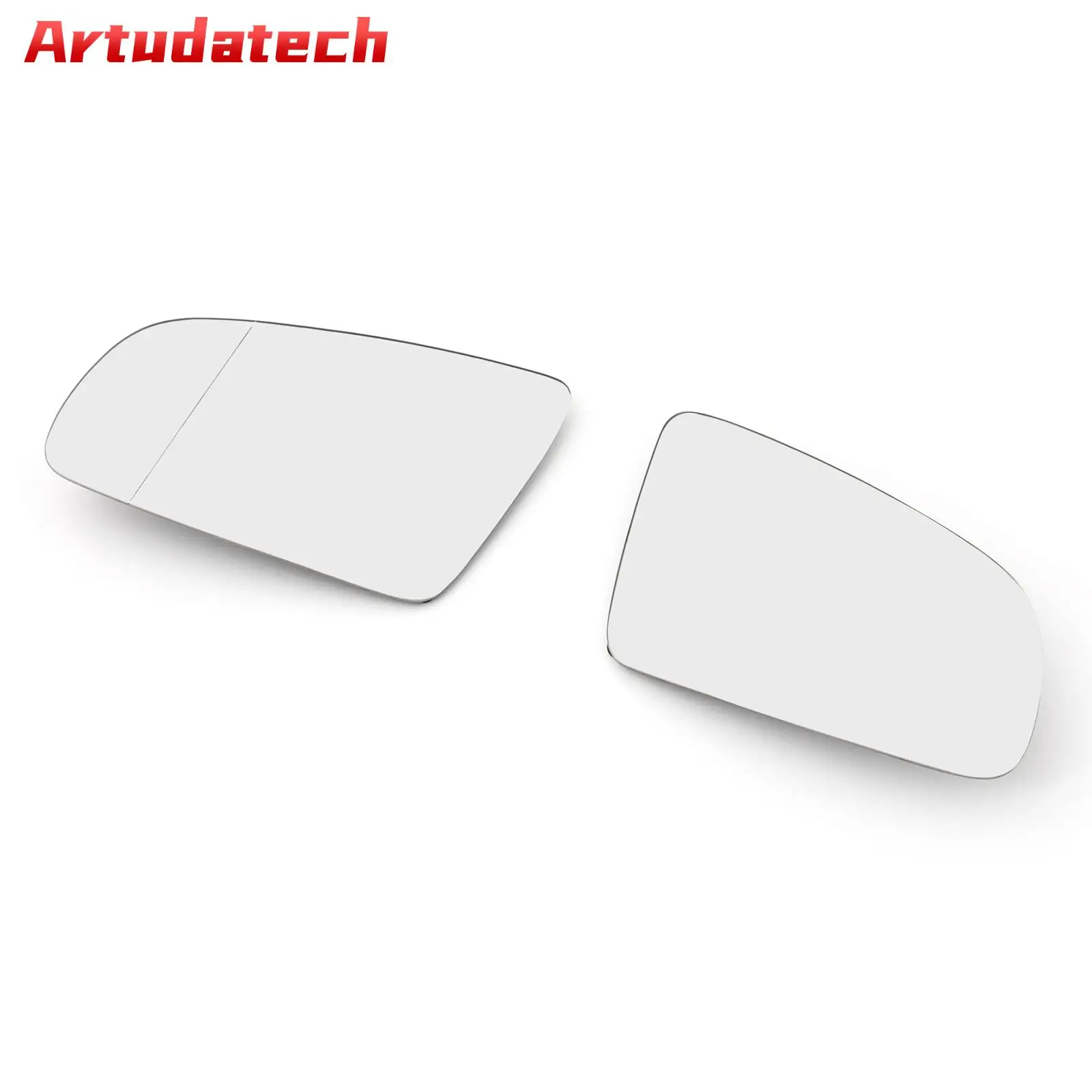 Artudatech Front / Right L Side Rearview Mirror Glass W/ Heated For AUDI A3 S3 A4 B6 B7 A6 S6 8E0857535E