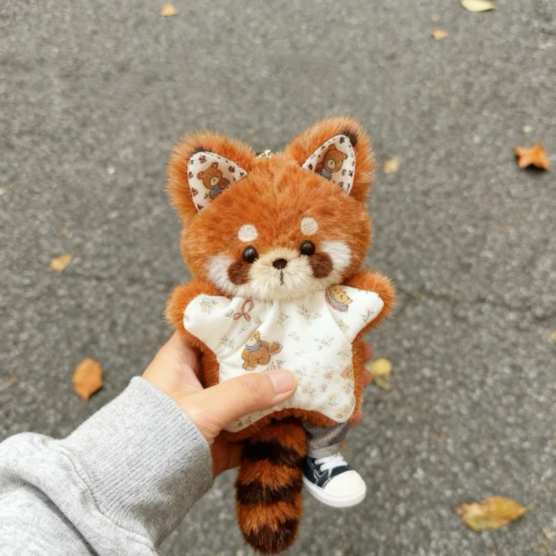 Cute Raccoon Plush Toy Cute Little Raccoon Soothing Towel Bean Bag Material Package Plush Pendant To Send A Couple Friends Gift