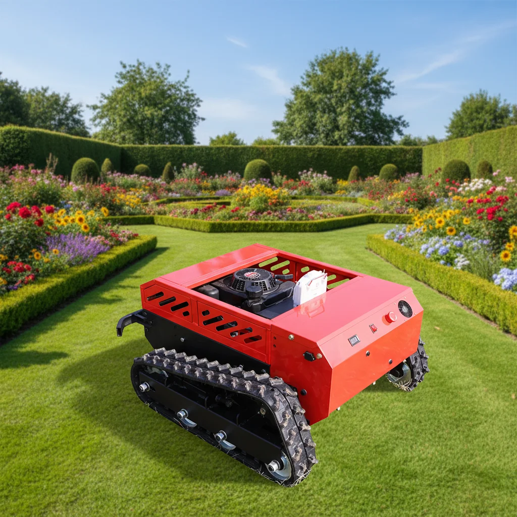 Garden Use Cutting Width 550mm Grass Cutter Weed Removal Tool Remote Control Lawn Mower