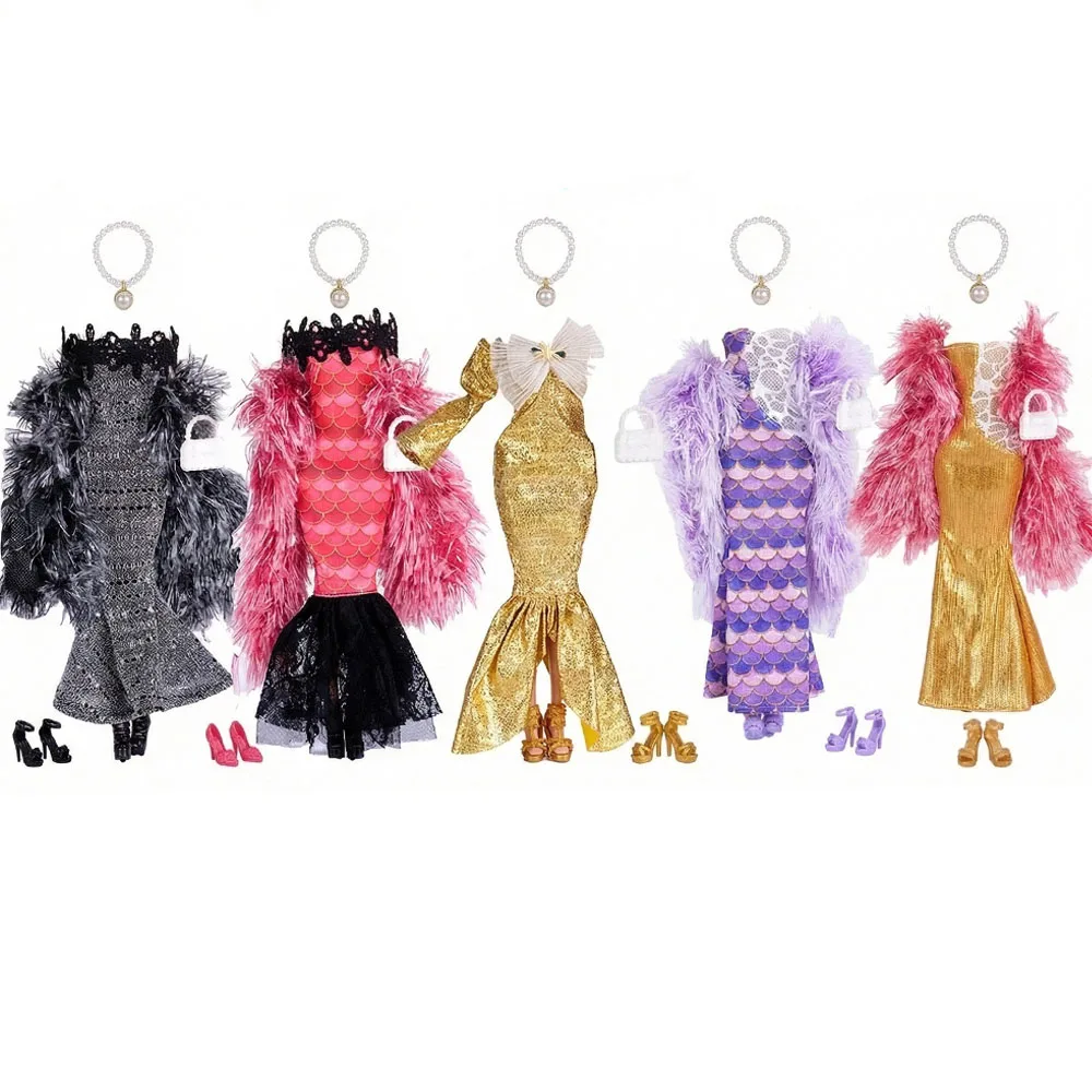 

Doll Clothes children receive screaming surprise gifts Dress For 11.8inch 30Cm Doll Accessories Baby Girl's Holiday Gifts