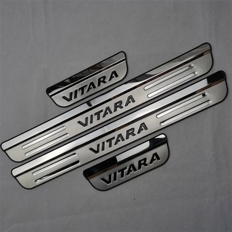 For Suzuki vitara 2014-2021 High-quality stainless steel car threshold guard plate anti-scratch protection car accessories