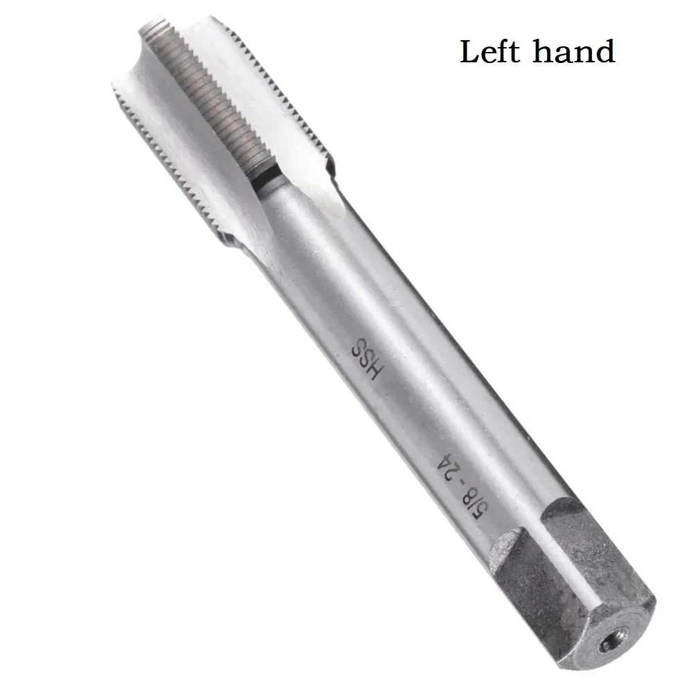 5/8-24 Left-Hand Thread High-Speed Steel For Thread Restore For Making Or Restoring Male And Female Threads Thread Tap Tool