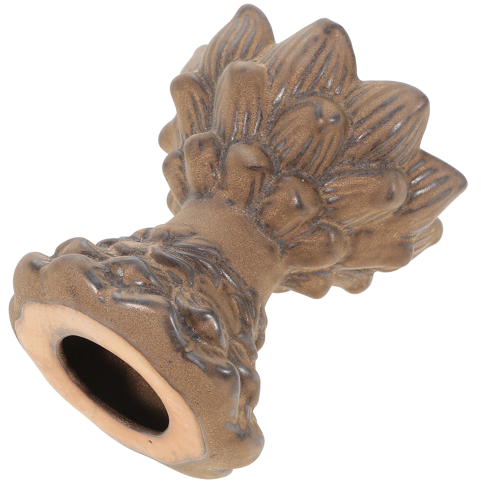 

Lotus Holder Decor Candleholder Decorations Glazed Ceramic Tealight Holders Candlesticks Table