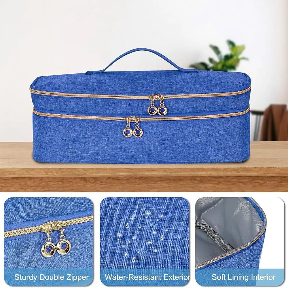 Travel Case for Hair Dryer Brush Portable Lightweight Hard Carrying Case Storage Bag for All Brand Hot Tools