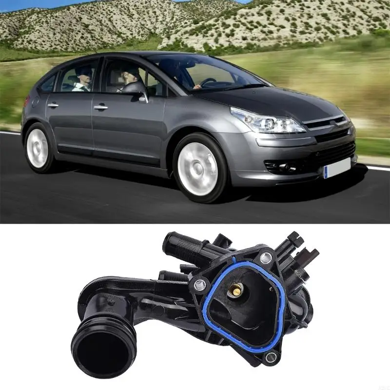 A2UC For 207 308 308S 3008 200 R56 1336.Z6 Engine Coolant Thermostat Housing Temperature Control Enclosure Cover Water Outlet