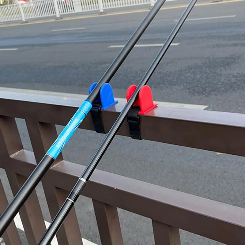Fishing Pole Holders Portable Fishing Rod Bracket Stand Fishing Equipment Fishing Rod Support Bracket for Pier Railing And Boat